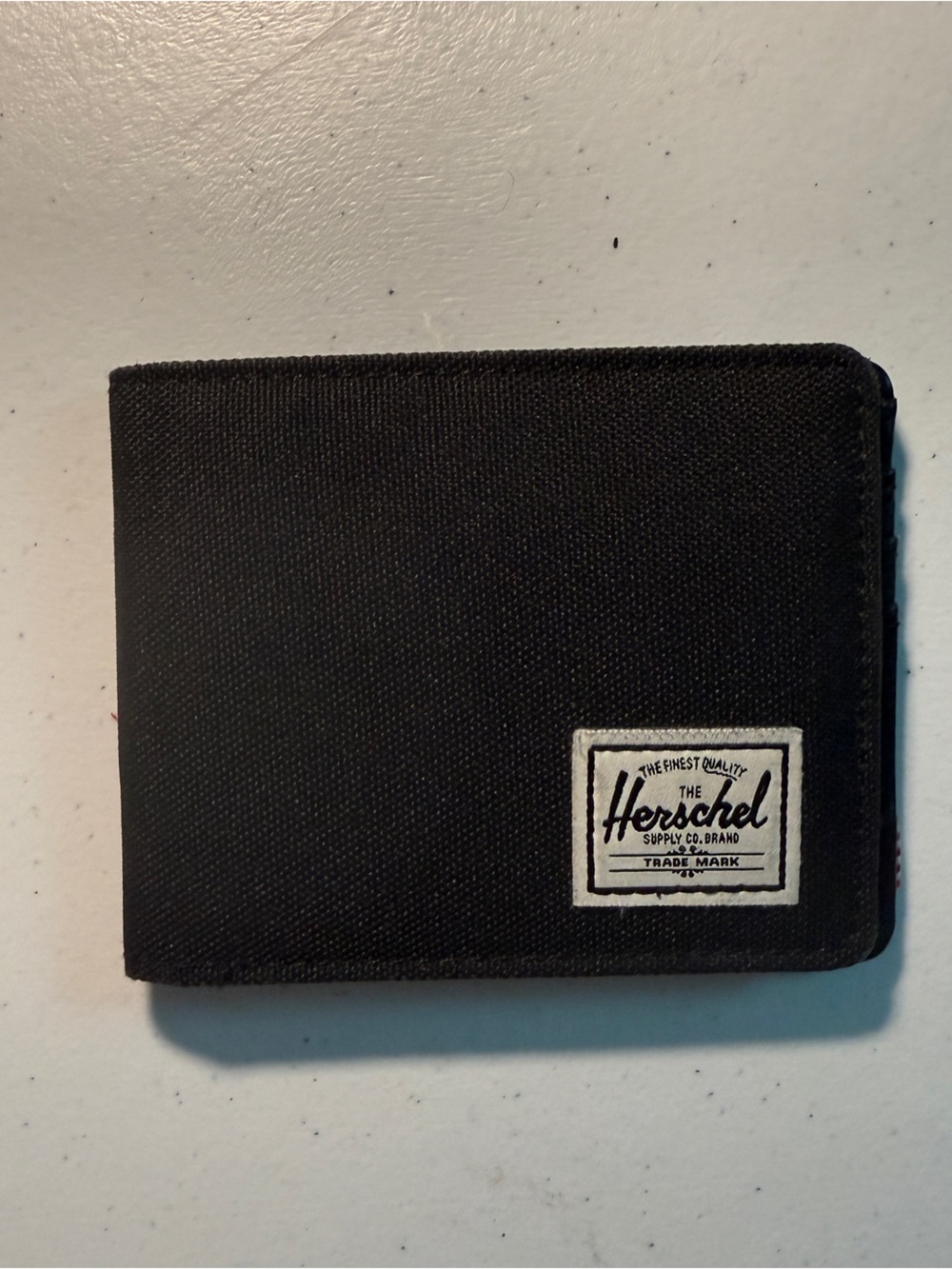 Herschel Men’s Black Canvas Bifold Wallet